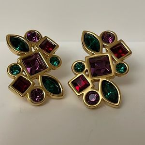 S.A.L. Vintage Multicolor Earrings
